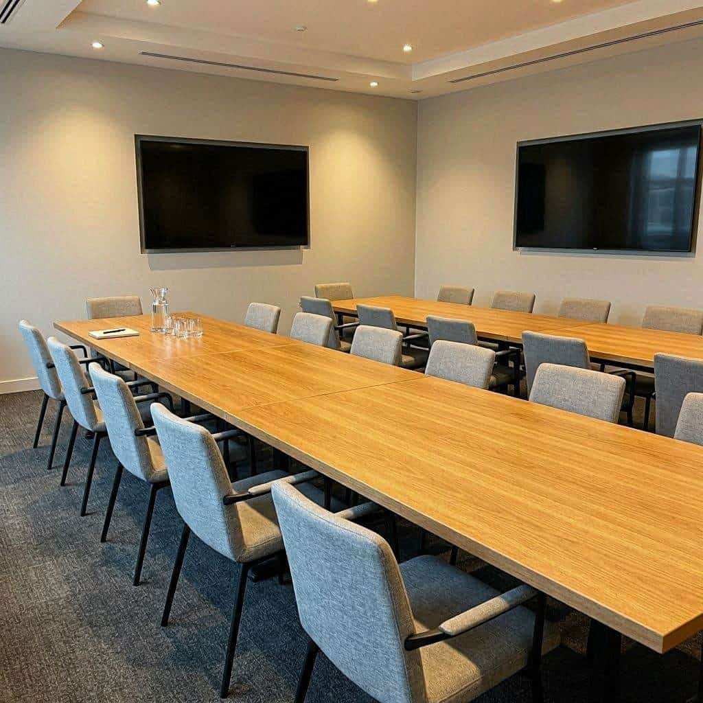 跨部门联合会议场景下销售团队写字楼办公的企业接待礼仪该如何复盘